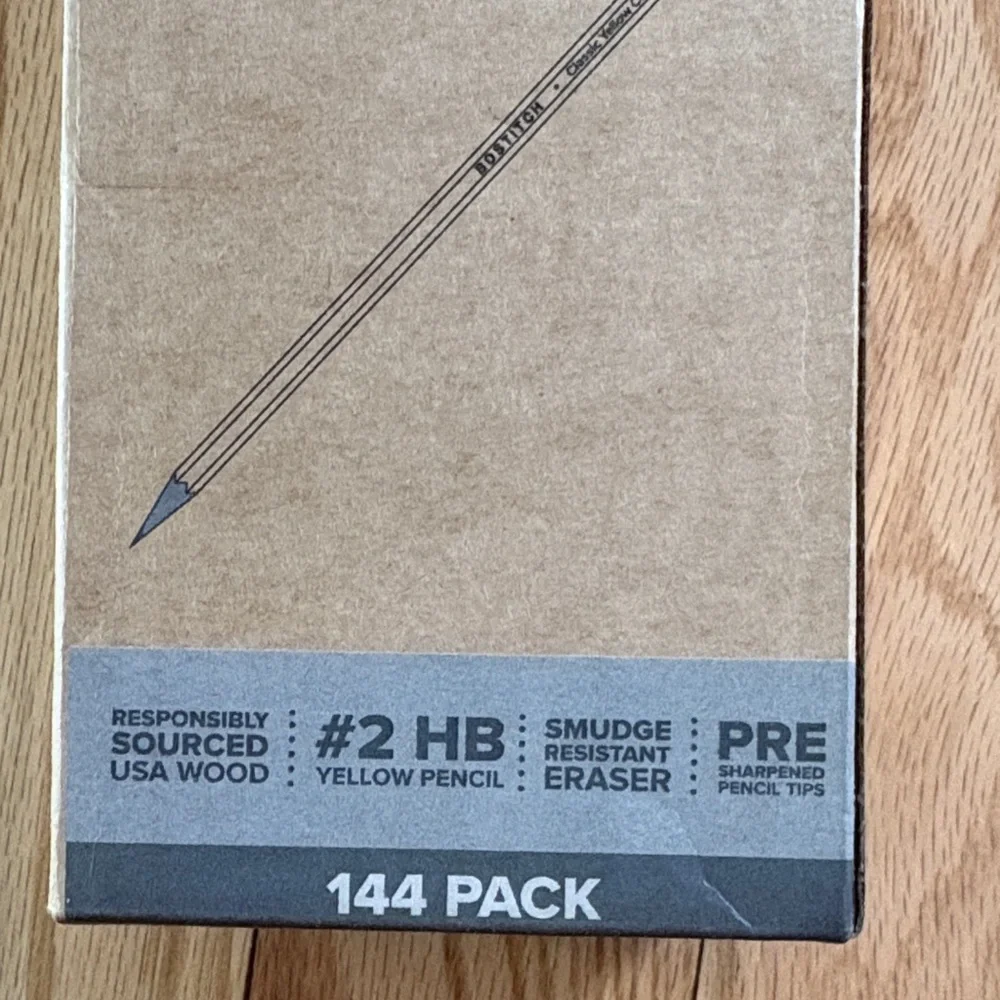 Bostitch Premium American Cedar Pencils - 144 Pack